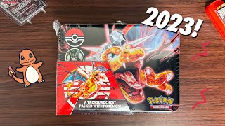 Pokemon Fall 2023 Collector Chest Opening  GOLD Pull [upl. by Enyrat233]