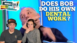 Does Bob Mortimer Perform his own Dentistry Fuji9  Would I Lie to You REACTION [upl. by Ymmor995]