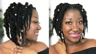 LOOSE TWIST ON 4C NATURAL HAIR  THINFINE NATURAL HAIR  ADEDE [upl. by Vinn154]