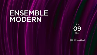 Ensemble Modern Trailer zum Konzert am 922025 [upl. by Ledif195]