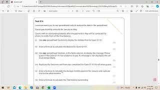 ICT2023 Spreadsheet Part1 May June Paper2 [upl. by Papageno698]