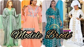 2024 Nouvelle Tendance Model Voile Brodé Femme Africain [upl. by Niuqram]