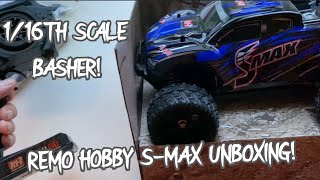 Remo Hobby S Max Unboxing 116th MonsterTruck Basher [upl. by Afra]