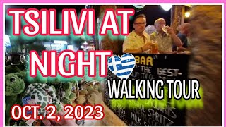 TSILIVI WALKING TOUR AT 830PM THIS OCTOBER 2023 🇬🇷❤️ tsilivi walkingtour greece zakynthos [upl. by Graniela]