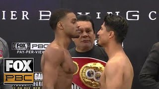 Errol Spence Jr vs Mikey Garcia  WEIGHINS  PBC ON FOX [upl. by Agnese]