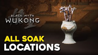 Black Myth Wukong All Soak Locations [upl. by Sydel]