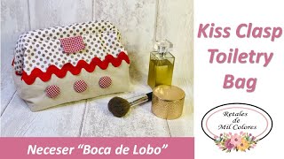 Neceser Boca de Lobo Cierre Tubular Moldes o Patrones Gratis 074 [upl. by Carline]