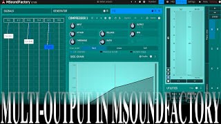 Using Multiouts in MSoundfactory [upl. by Martguerita441]