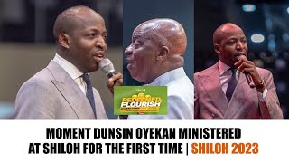 Min Dunsin Oyekan Ministration at Shiloh 2023  See why Bishop David Oyedepo invited Him [upl. by Monetta641]