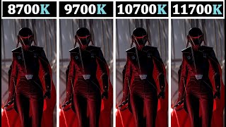 Intel I7 11700K vs I7 10700K vs I7 9700K vs I7 8700K  4K Ultrawide 1440P 1080P [upl. by Soelch681]