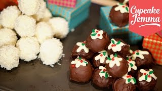 Two Recipes for Christmas Truffles  Cupcake Jemma [upl. by Anastasia]