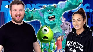 My wife watches MONSTERS INC 2001 for the FIRST time  Movie Reaction [upl. by Oremodlab]