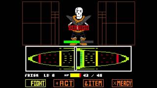 hardtale papyrus fight HARDTROUSLE [upl. by Anilys]