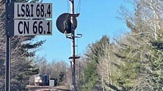 LSampI and Canadian national negaunee ￼ ￼ Michigan and Eagle Mills Junction ￼￼ [upl. by Lladnek473]