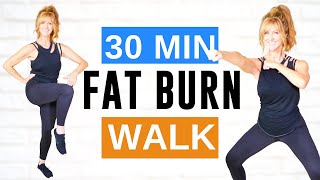 30 Minute FAT BURNING CARDIO Indoor Walking Workout  Low Impact [upl. by Namreh694]