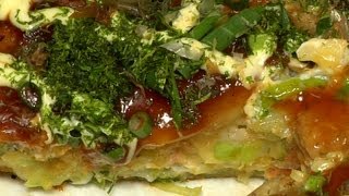 Okonomiyaki Recipe Remastered  Cooking with Dog [upl. by Frederic]