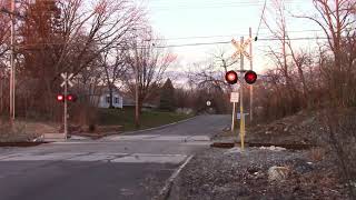 Beech Drive Railroad Crossing  Norfolk Southern in Lafayette Indiana [upl. by Asylem]