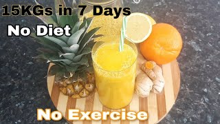 Strongest Fat Burning Detox Drink For Extreme Weight Loss  Lose 15KGs in 7 Days 2021 [upl. by Assiluy]