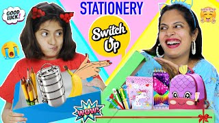 MYSTERY BOX  Stationery SWITCHUP Challenge  School Supplies  MyMissAnand [upl. by Ronyam]