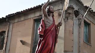 San Costantino Cal Pasqua 2022 lAFFRUNTATA incontro tra Madonna il Cristo Risorto e SGiovanni [upl. by Di575]