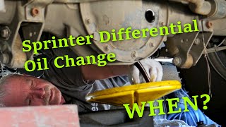 Sprinter RV Differential Fluid change is Easy [upl. by Ahsyas]