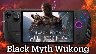 Steam Deck vs ROG Ally X  Black Myth Wukong Ultimate Comparison 15W vs 25W [upl. by Yrebmik]