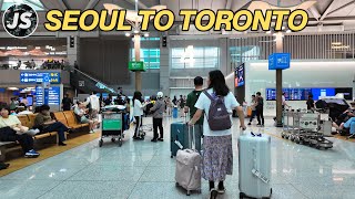 Seoul Incheon International Airport and Air Canada to Toronto 2024 [upl. by Aek]