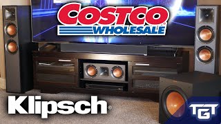 BUDGET KLIPSCH 502 DOLBY ATMOS SPEAKER SYSTEM REVIEW from COSTCO  BEST Speakers for 699 [upl. by Alduino]