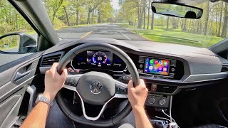 2023 Volkswagen Jetta Sport 6Speed Manual  POV Driving Impressions [upl. by Drol]