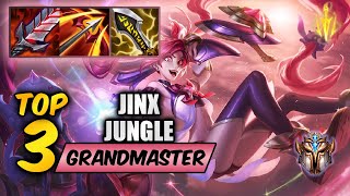 Wild Rift Jinx Top 3 jungle  S15 rank game  build [upl. by Bloem]