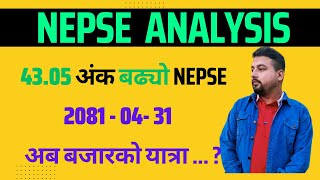 NEPSE 0431  NEPSE TECHNICAL ANALYSIS  nepse nepsetechnicalanalysis sharemarketnews nepselive [upl. by Cod]