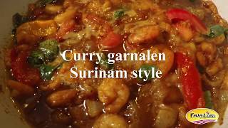 Curry garnalen Surinam style [upl. by Ecnadnak]