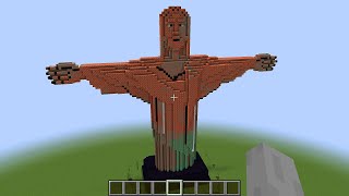 copper statue oxidizing time lapse in minecraft [upl. by Danni]