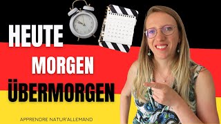 🇩🇪 20 expressions pour parler du temps en allemand [upl. by Alicea]