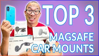 Top 3 MagSafe Qi2 Car Mounts For The iPhone 16 [upl. by Danya369]