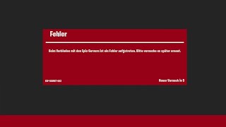 Fortnite geht nicht mehr  ESPBuimet003 Fehler Epic Server Offline [upl. by Torbert]