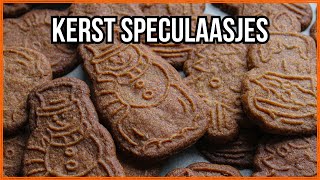 Kerst Speculaasjes  Traditioneel Koekjes Recept  How To Make  dekeukenvanjordi [upl. by Eeladnerb]