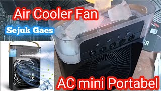 Air Cooler Fan AC mini Portabel V3 plus kipas angin 600ml [upl. by Kronick399]