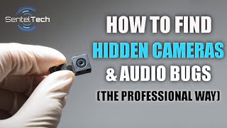 How to Find Hidden Spy Cameras and Audio Bugs The Professional Way [upl. by Ehlke402]