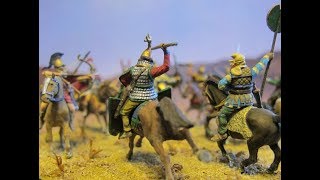 Gaugamela 331 BC  The cavalry diorama in scale 172 [upl. by Franciska24]