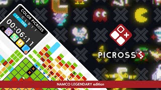 PICROSS S NAMCO LEGENDARY edition Trailer Nintendo Switch [upl. by Curry969]