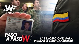 Las excepciones para prestar el Servicio Militar [upl. by Aenotna638]