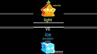 light vs ice blox fruit ultimate battle ice light bloxfruits fruit compitition best [upl. by Heiskell631]