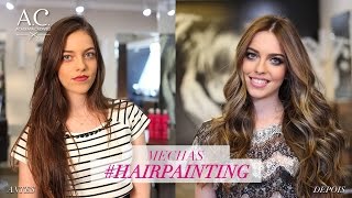 COMO FAZER MECHAS AO AR LIVRE HAIR PAINTING [upl. by Rourke]