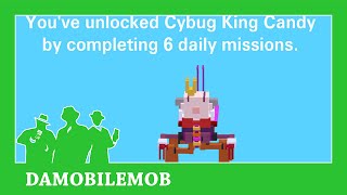 ★ DISNEY CROSSY ROAD SECRET CHARACTERS  CYBUG KING CANDY Daily Missions iOS Android [upl. by Halliday]