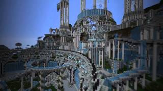 Minecraft Cinematic  The City of Adamantis [upl. by Nedyah819]