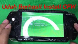 Cara install CFW PSP 661 Permanen Mudah dan Simpel [upl. by Philina153]