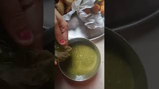 samosa dhokla chutney redchutney greenchutney kadi pakore happymeal 🥰🥰😘😘🥰🥰😘💙💜❤️💜💕😊😍😍 [upl. by Arret]