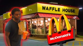 Eating McDonald’s In WAFFLE HOUSE [upl. by Galven]