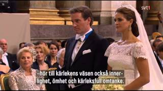 Princess Madeleine bröllop  wedding  pulmatseremoonia  kokkuvõte [upl. by Lednic]